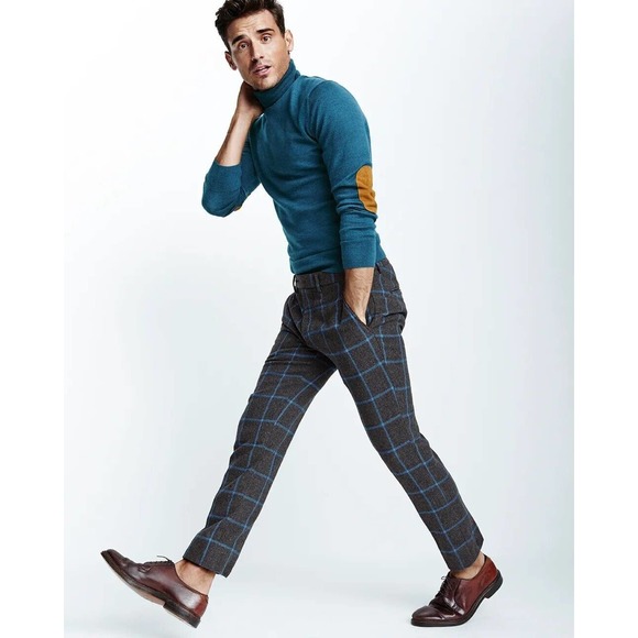 GAP Other - NWT GAP + David Hart Windowpane Wool Pants Slacks GQ Men's Size 38 x 34 H14222